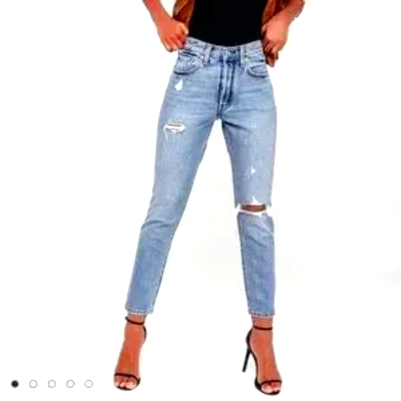**Levi's** 501 Skinny Distressed Jeans. - Picture 1 of 14